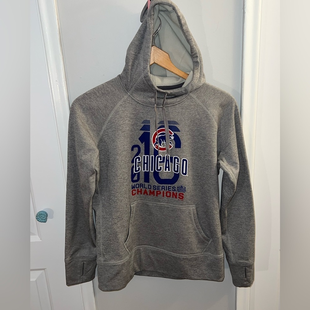 Nike 2016 Chicago Cubs World Series Hoodie.